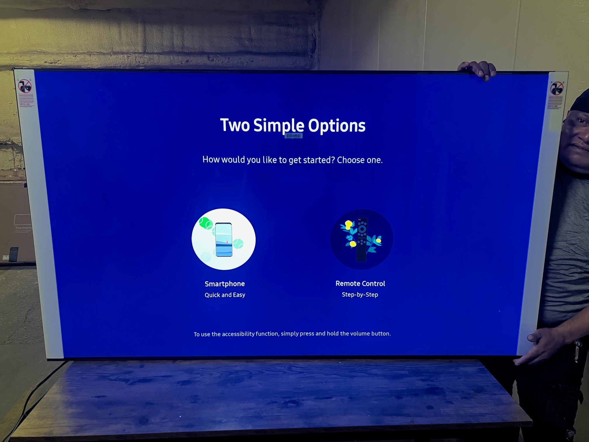 Samsung - 75" Class The Frame QLED 4K UHD Smart Tizen TV (2022)